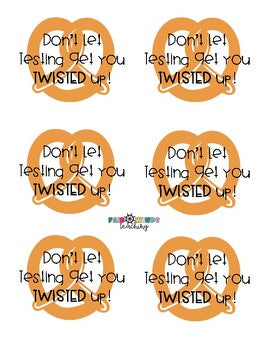 Don't Let Testing Get you Twisted Up Pretzel Testing Labels