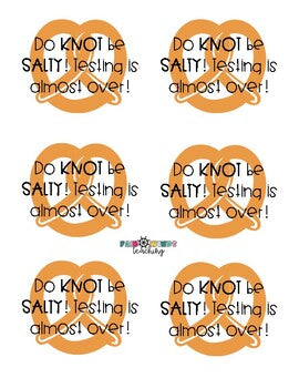 Don't Let Testing Get you Twisted Up Pretzel Testing Labels