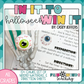 Halloween In It to Win it Games - STEM Challenges Under a Minute