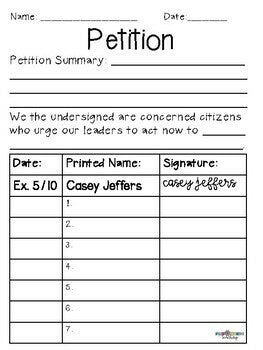 FWT Members Only! Petitions for Kids