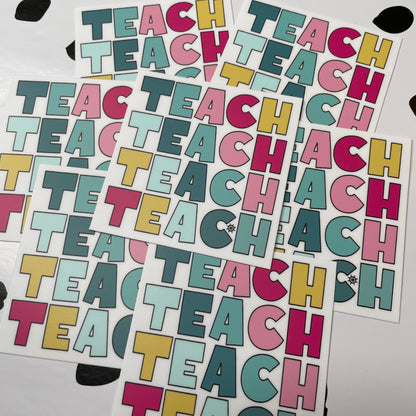 Teach Sticker