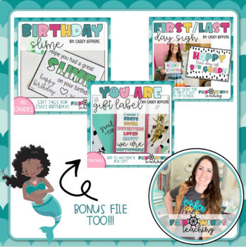 FWT Members Only! YOU ARE Classroom Decor Bundle
