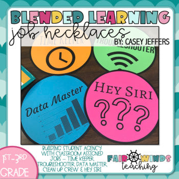 FWT Members Only! Blended Learning Classroom Job Necklaces