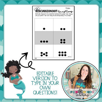 FWT Members Only! Discussion Dots - Critical Thinking Questions (Editable)