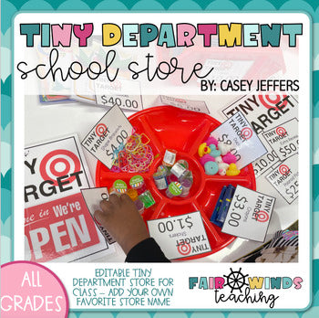Tiny Department Store - The Dollar MARKet - Classroom Reward Store