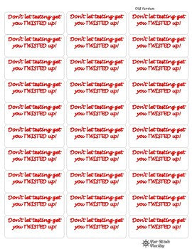 Don't Let Testing Get you Twisted Up Pretzel Testing Labels