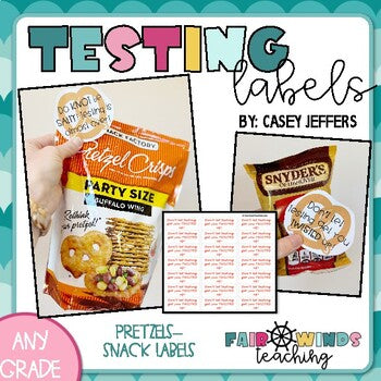 FWT Members Only! Don't Let Testing Get you Twisted Up Pretzel Testing Labels