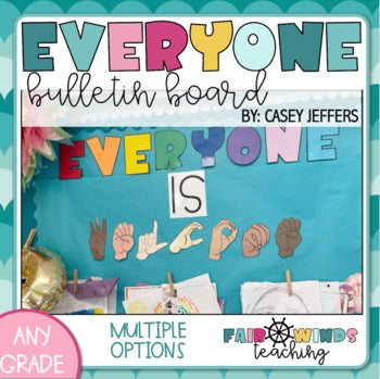 Everyone is Welcome Bulletin Board Set