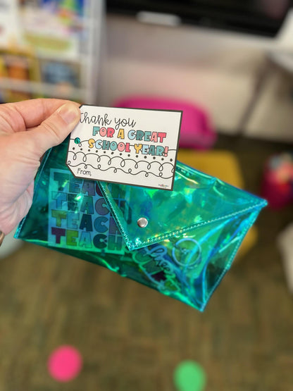 Teacher Appreciation Gift Bundle - Teal Pack