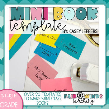 Mini Book Template with 20 Prompts
