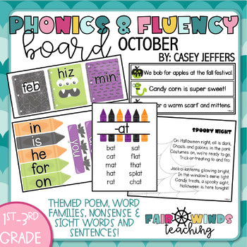 Phonics and Fluency Board