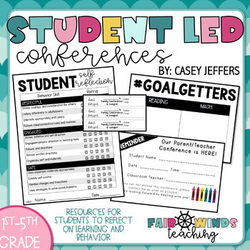 Parent Teacher Student Led Conference Forms