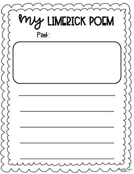 Poetry Notebook Template (Poems)