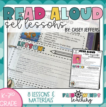 Read Aloud Lesson Bundle - 8 Social and Emotional Book Lessons & Activities
