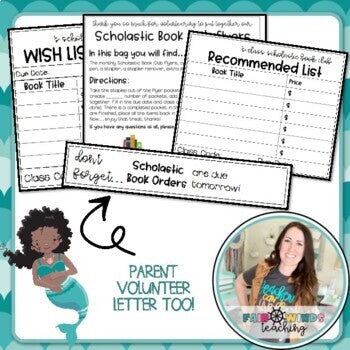 Scholastic Book Club Teacher and Volunteer Resource (Wishlist, Reminders)