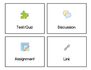 Schoology (Learning Management System) Button Cards