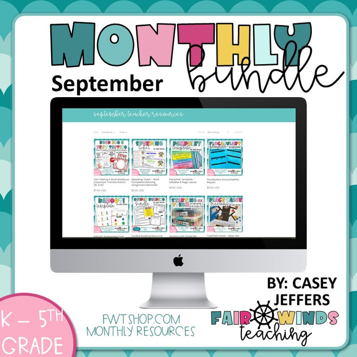 September Teacher Resources – Fair Winds Teaching