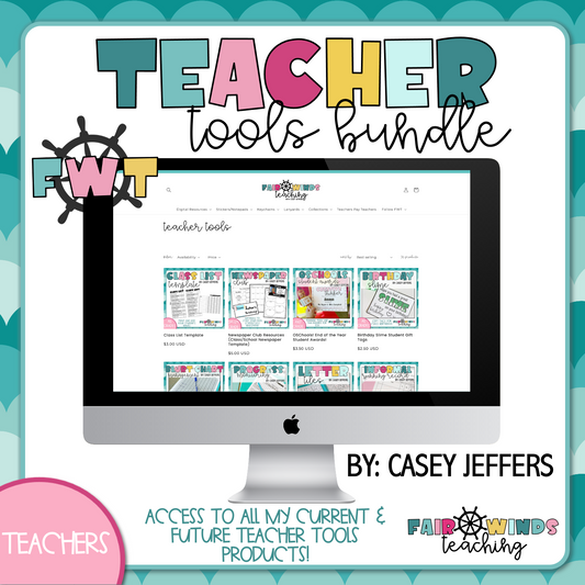 The Ultimate FWT Teacher Tool Bundle!