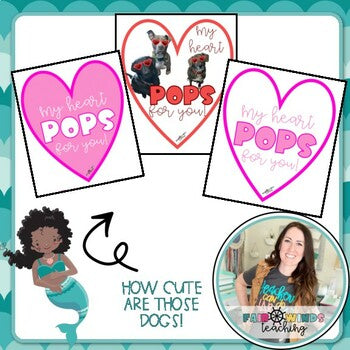 FWT Members Only! Valentine's Day Lollipop Card Label
