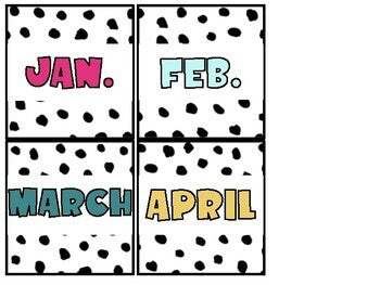 FWT Members Only! YOU ARE Decor - Monthly Bin Labels