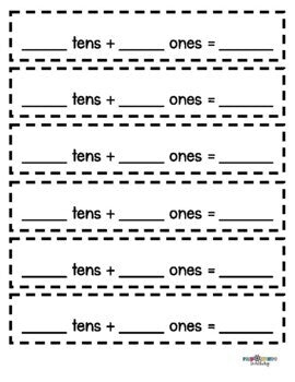 FWT Members Only! StickTENS People - Base Ten Friends © (Place Value & Class Scoot) - August