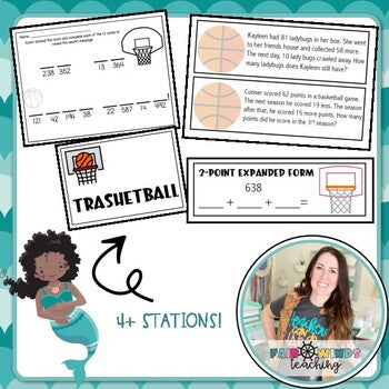 FWT Members Only! Basketball - Classroom Transformation (2.NBT.C.7) Addition and Subtraction