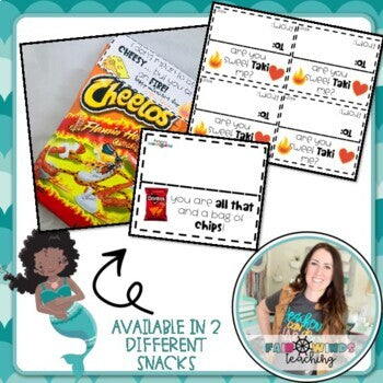 FWT Members Only! Cheetos, Takis, Funyuns & Doritos Valentine's Day Snack Labels (Cheesy and Hot)