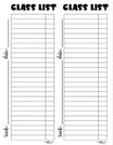 Class List Template – Fair Winds Teaching