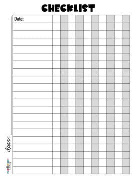 Class List Template – Fair Winds Teaching