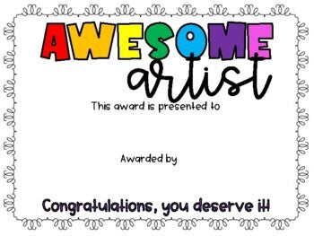 The OSChools! - End of the Year Student Award Certificates