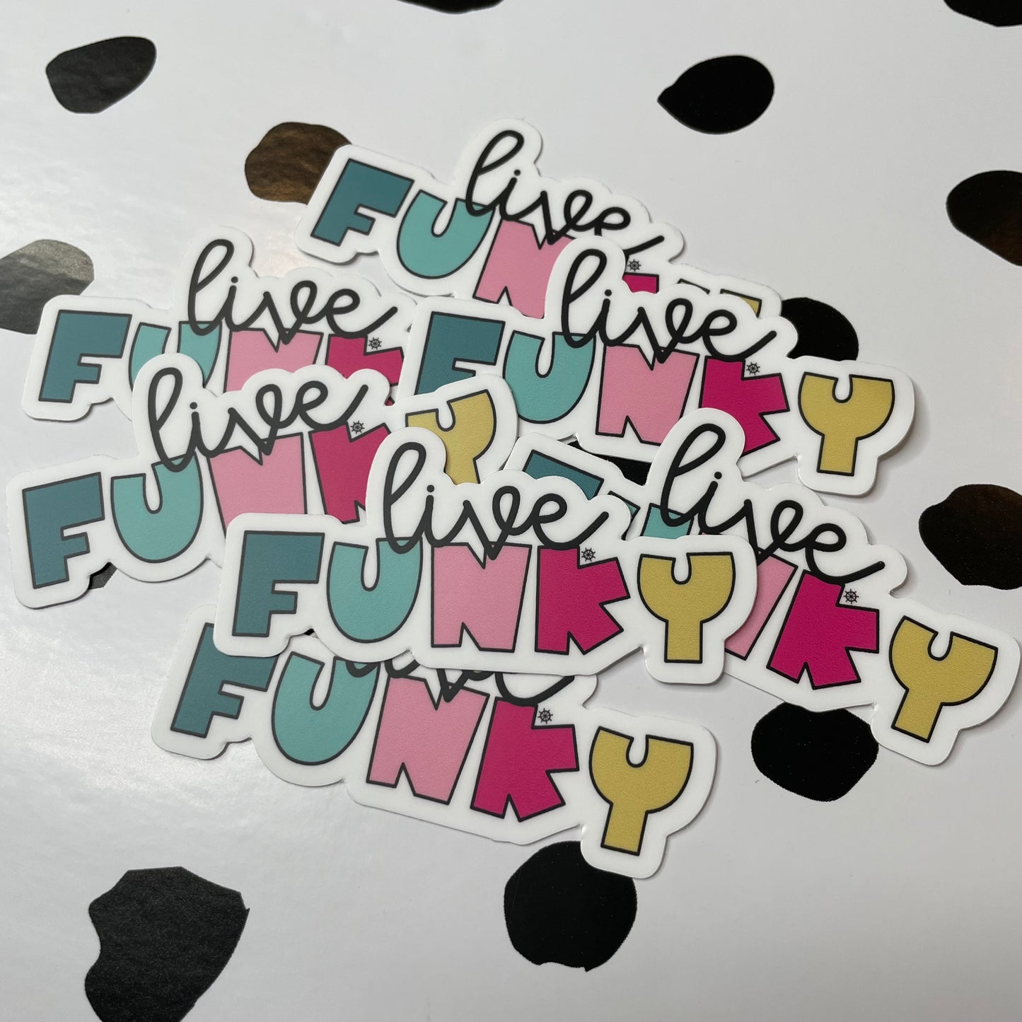 Live Funky Sticker