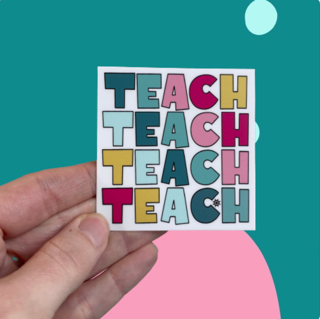 Teach Sticker