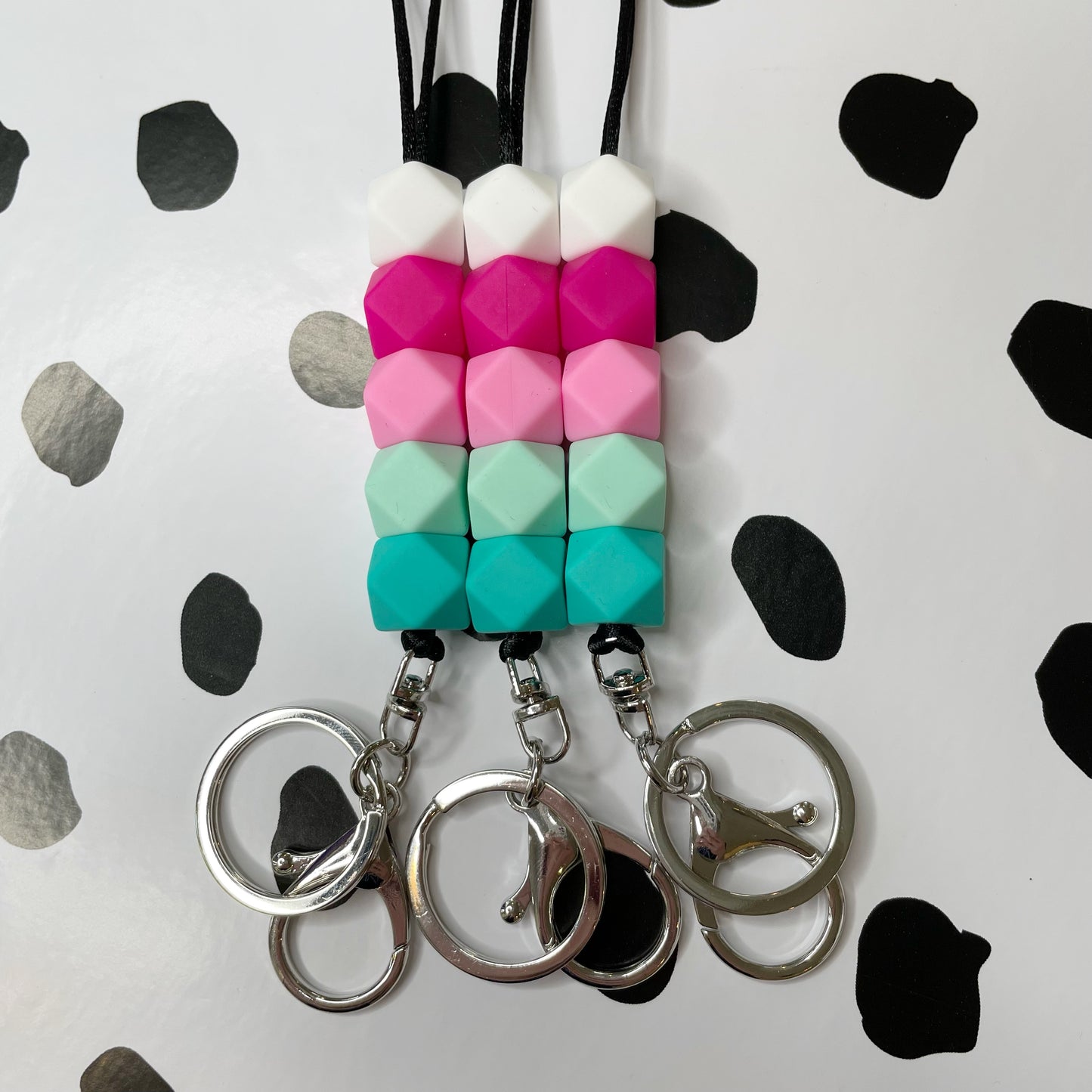 The Casey - Silicone Beaded Lanyard