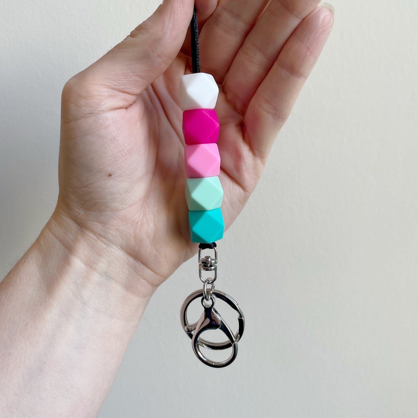 The Casey - Silicone Beaded Lanyard