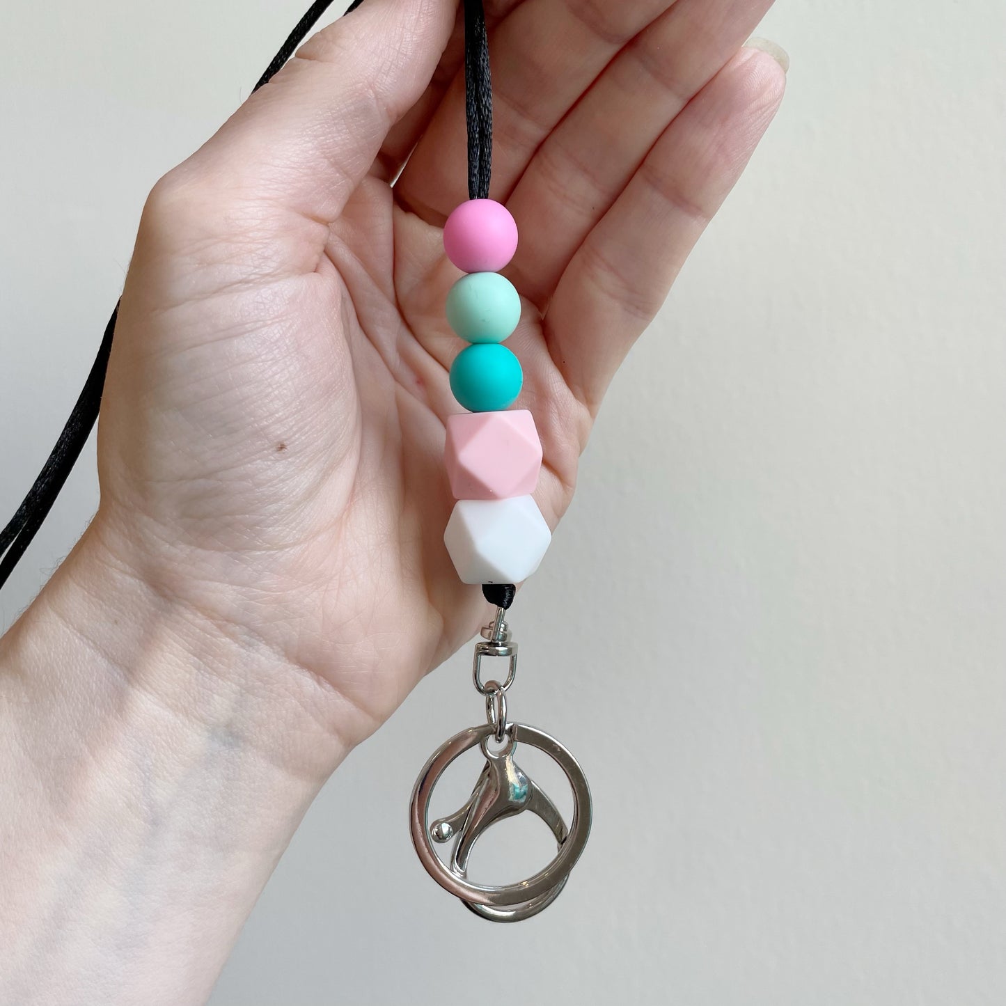 The Tiffany - Silicone Beaded Lanyard