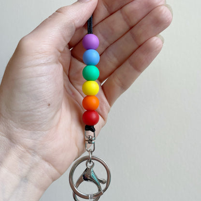 The Rainbow - Silicone Beaded Lanyard