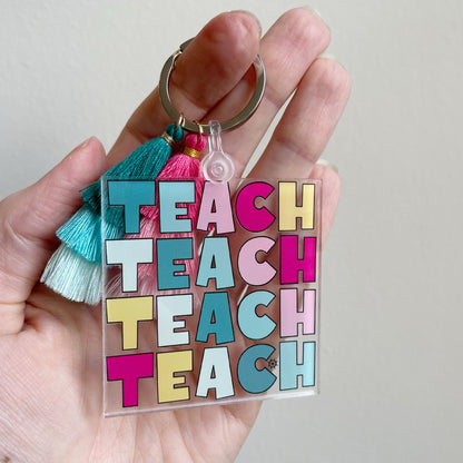 Teach Keychain
