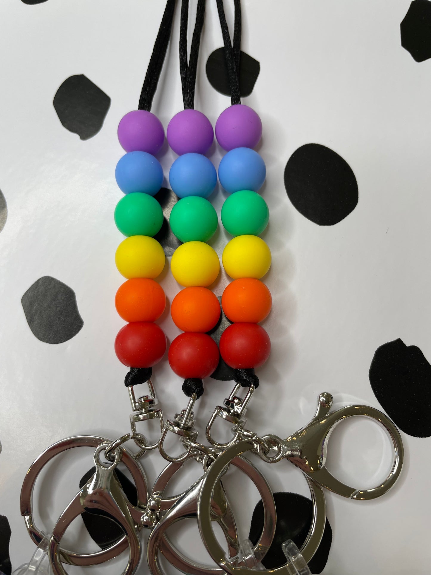 Rubber beaded keychains – Floatin'T Boutique