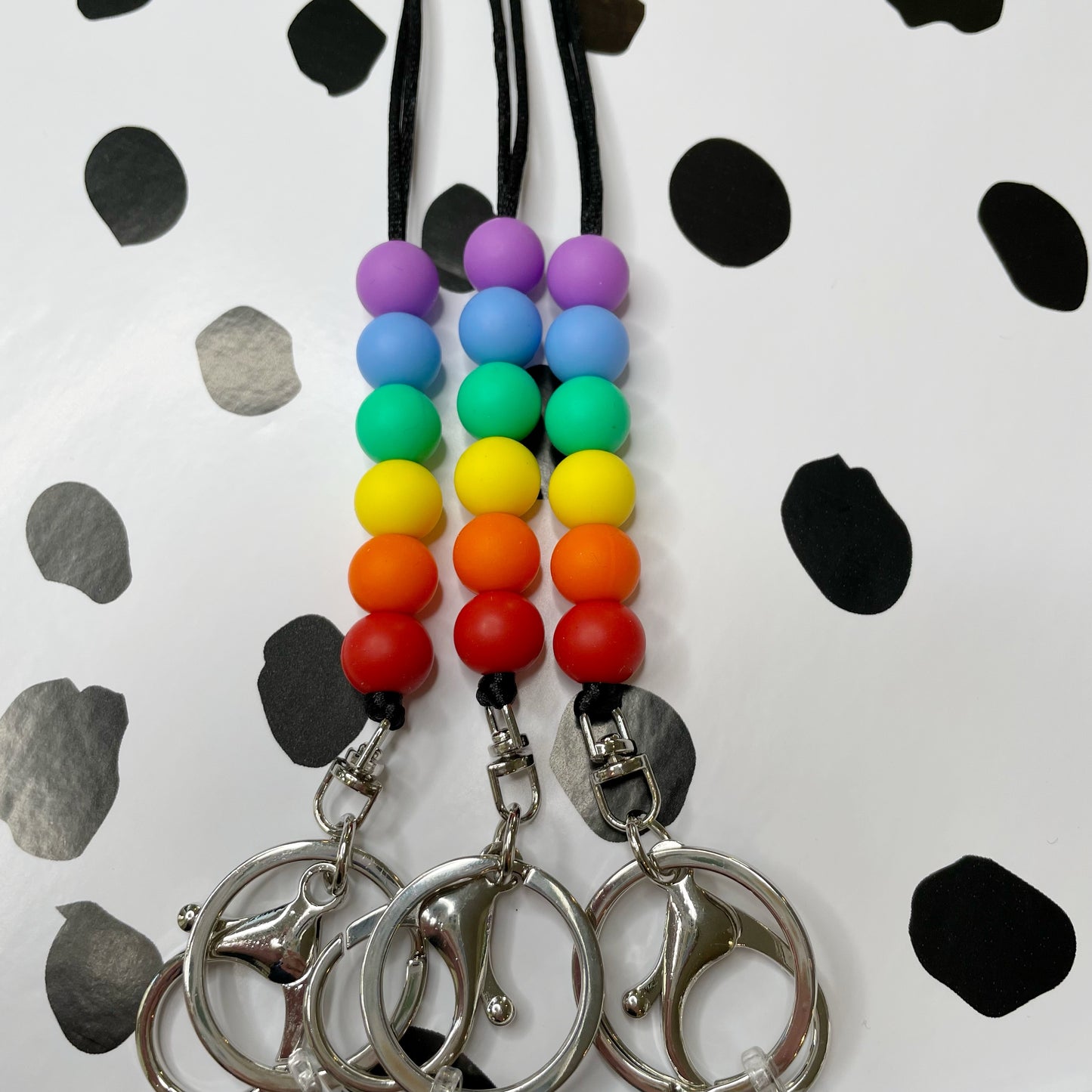 The Rainbow - Silicone Beaded Lanyard