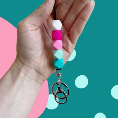 The Casey - Silicone Beaded Lanyard