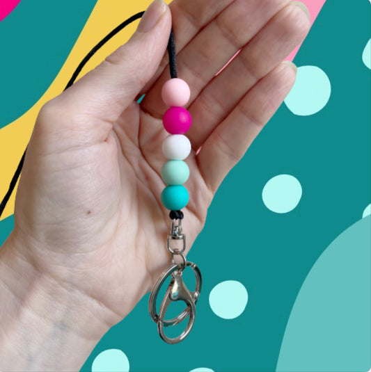 The Mermaid - Silicone Beaded Lanyard