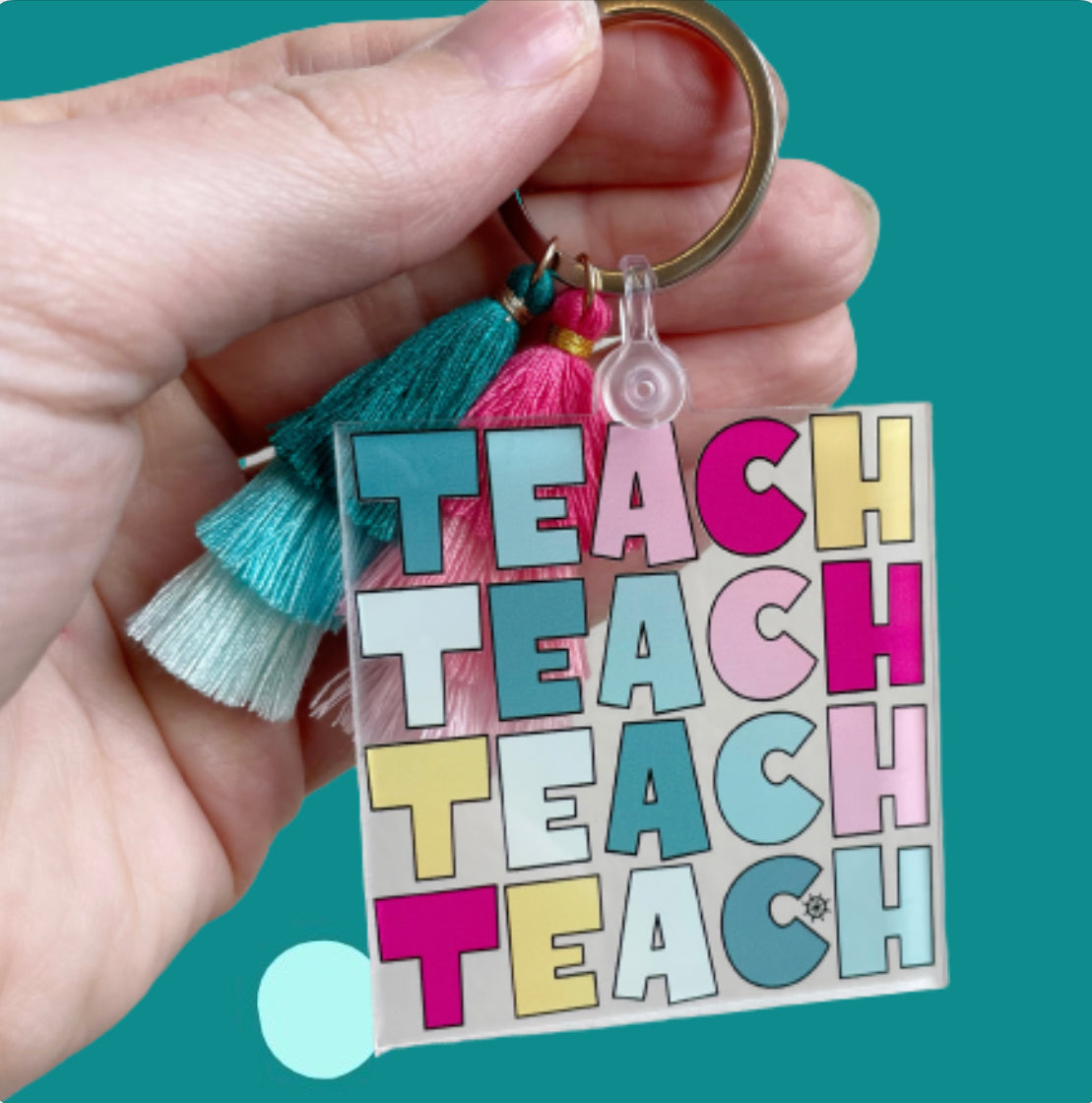 Teach Keychain