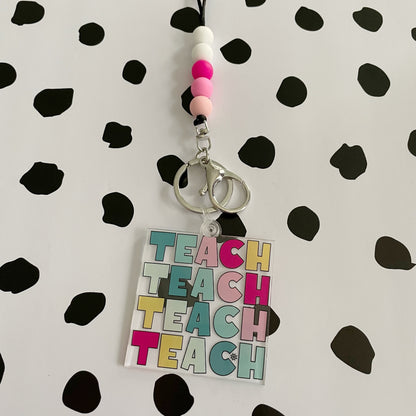 The Lane - Silicone Beaded Lanyard