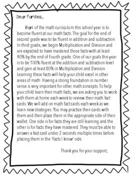 FWT Members Only! Math Fact Fluency (Tracking & Rewards)