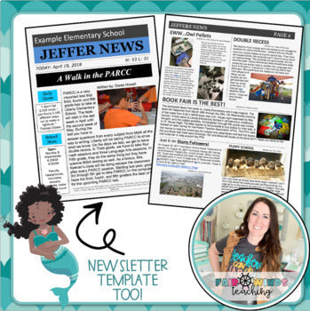 FWT Members Only! Newspaper Club Resources (Class/School Newspaper Template)
