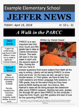 Newspaper Club Resources (Class/School Newspaper Template)