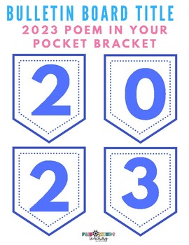 Poem in Your Pocket Bracket 2023