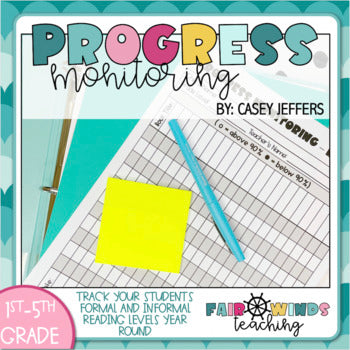 FWT Members Only! Record of Book Reading Progress Form (Progress Monitoring)