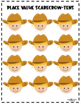 FWT Members Only! ScareTENS Base Ten Friends © (Place Value Activity & Class Scoot) October Bonus
