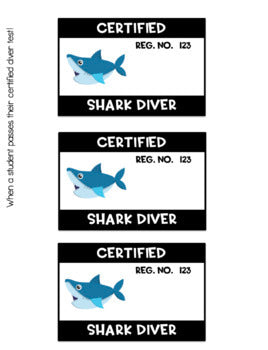 Measurement Shark Themed Classroom Transformation (2.MD.A1-4)